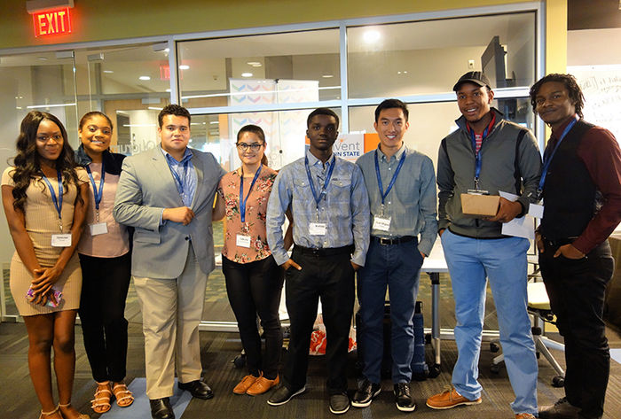 Berks Student Attendees at Aniyia Williams talk