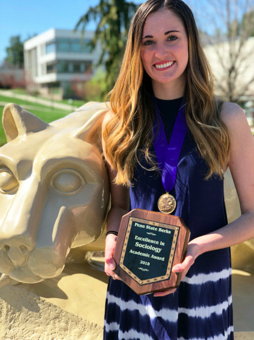 Penn State Berks graduate Kaylee Grindrod
