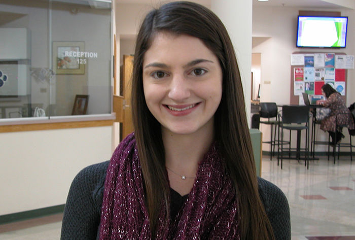 Sara A. Stoyer one of two student marshals for the fall 2018 commencement