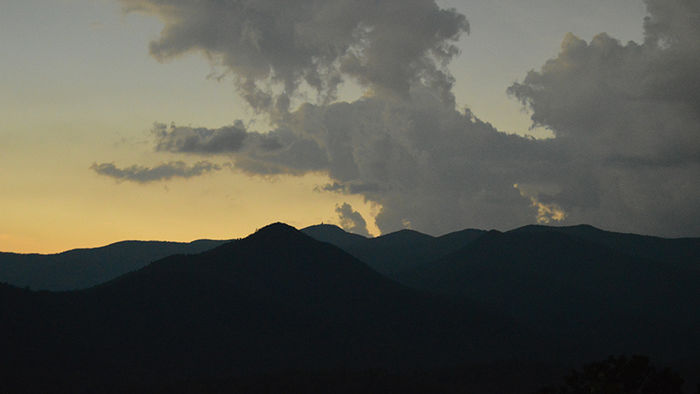 Totality sunset