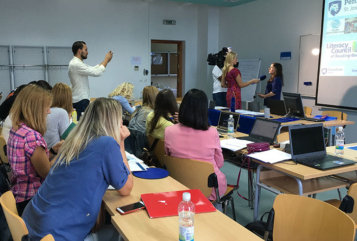 A classroom at the University of Split