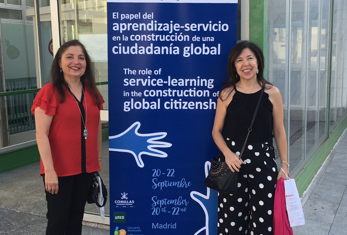 Donna Chambers and Belén Rodríguez-Mourelo traveled to Madrid