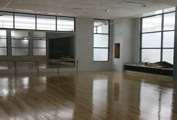 Beaver Athletics and Wellness Center dance studio.