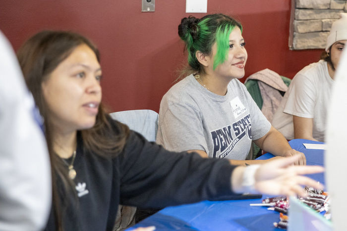 Students volunteer at Centro Hispano event