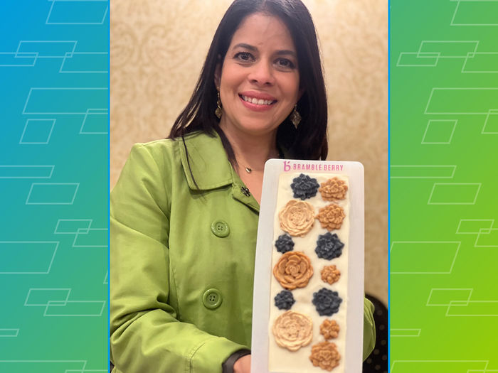 Photo of Erika Valdez, founder of Erival Soap Company
