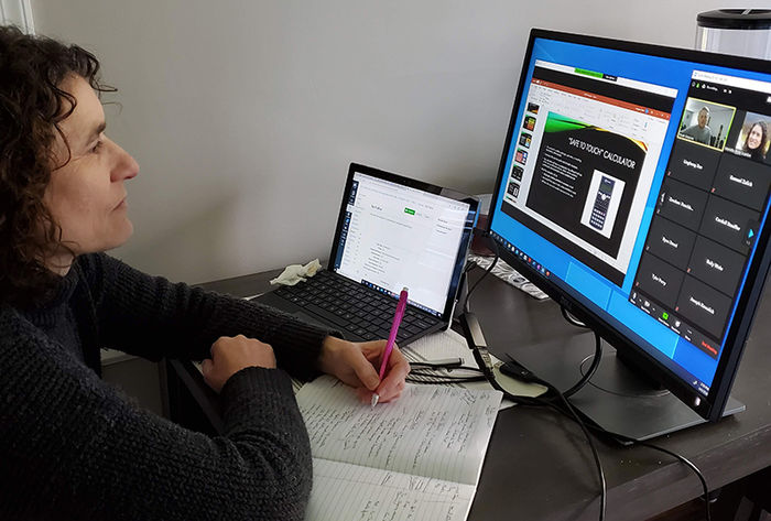 Berks professor is making adjustments to working remotely with her students 