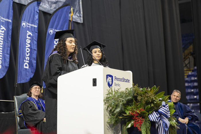 Latina alumni spoke at commencement