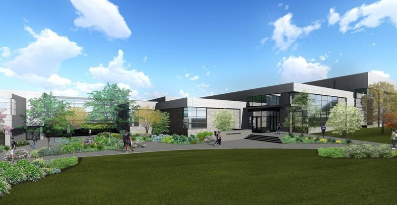 Architect's rendering of proposed Beaver Community Center renovation and expansion