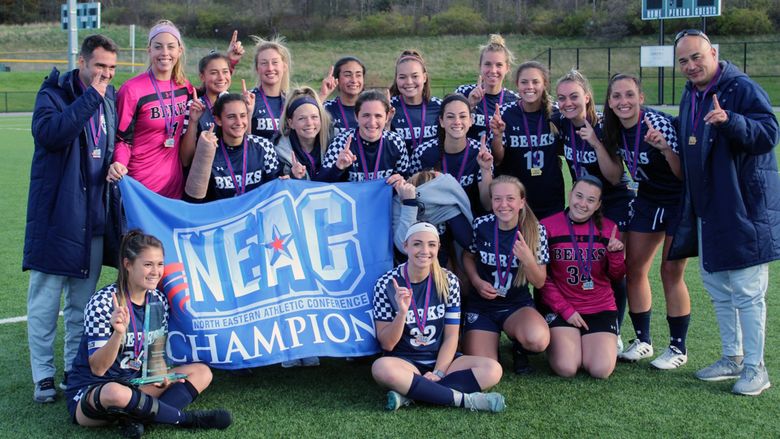 Berks Women's Soccer NEAC Champs