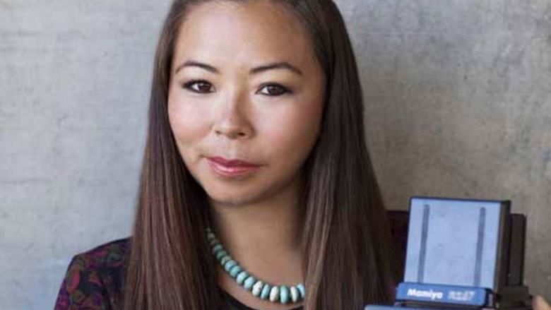 Matika Wilbur with her camera