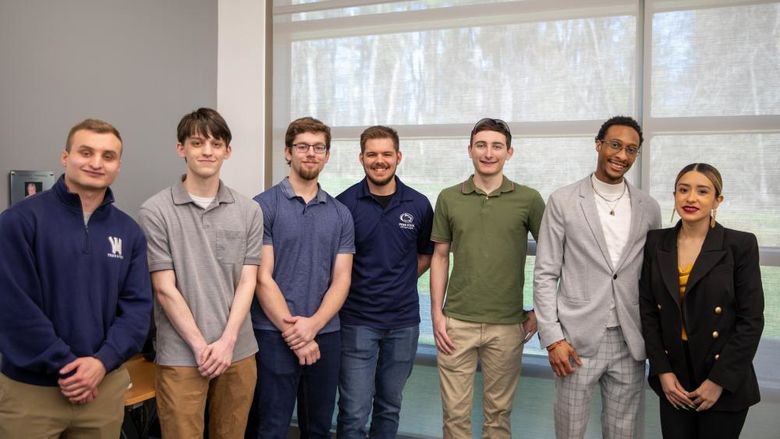 Student Enterprise Award winners pose for photo
