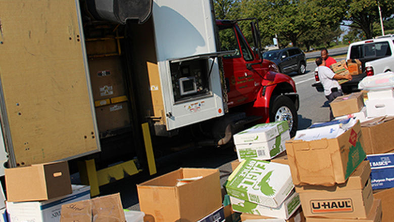 On-site document shredding at Penn State Berks