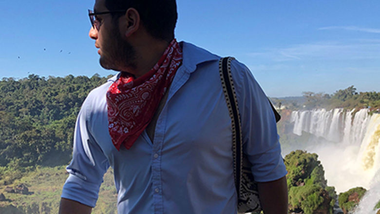 Josh Flores overlooks Argentina