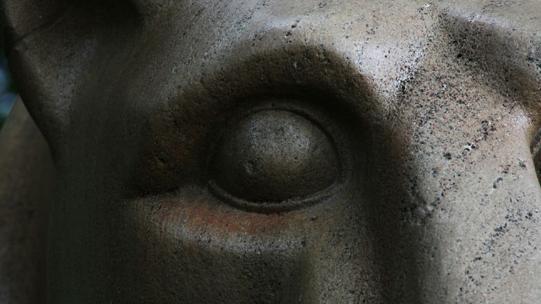 Nittany Lion Shrine close up