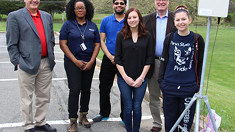 faculty with students