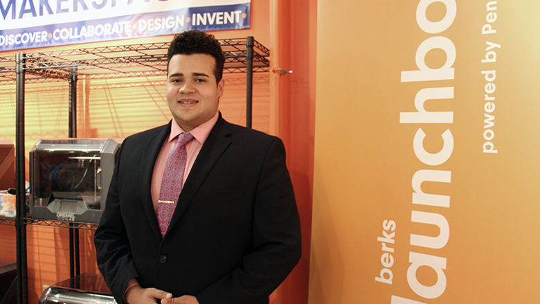 Tristan Morales at the Berks LaunchBox