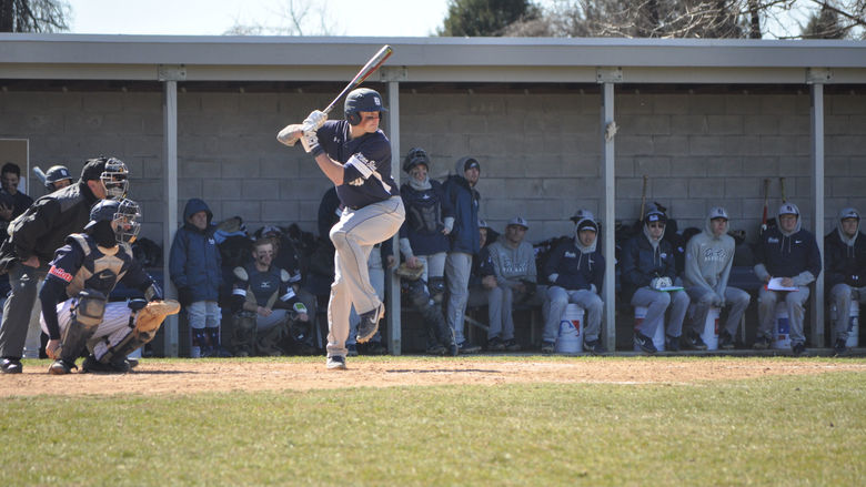 Toby Welk at bat