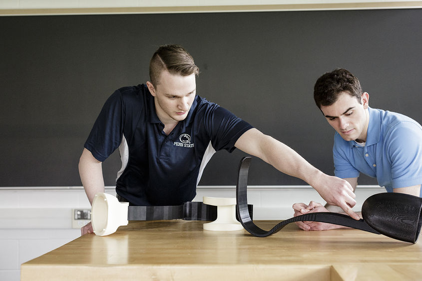 students with prosthetic leg