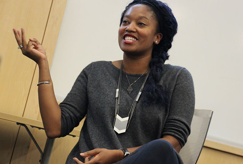 Aniyia Williams came to Berks to speak about entrepreneurship Aniyia Williams came to Berks to speak about entrepreneurship