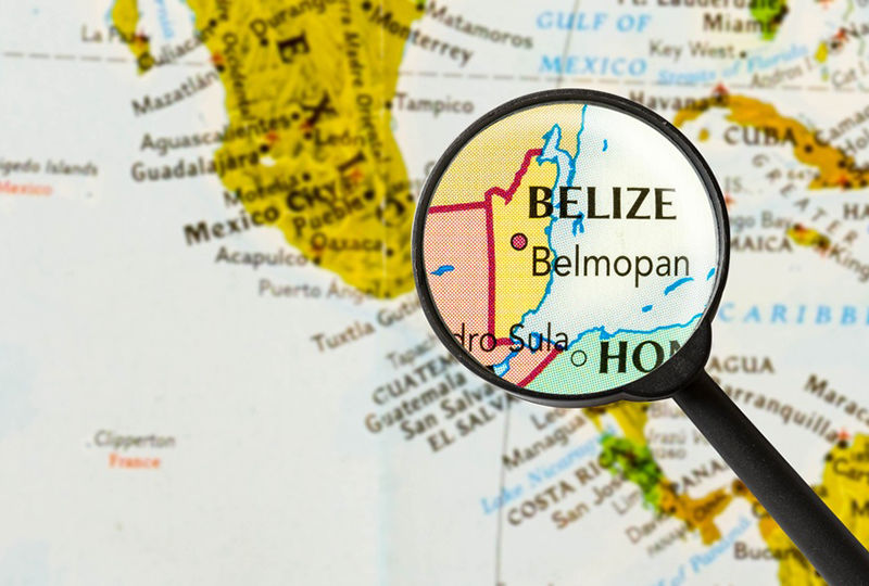 Map of Belize Map of Belize