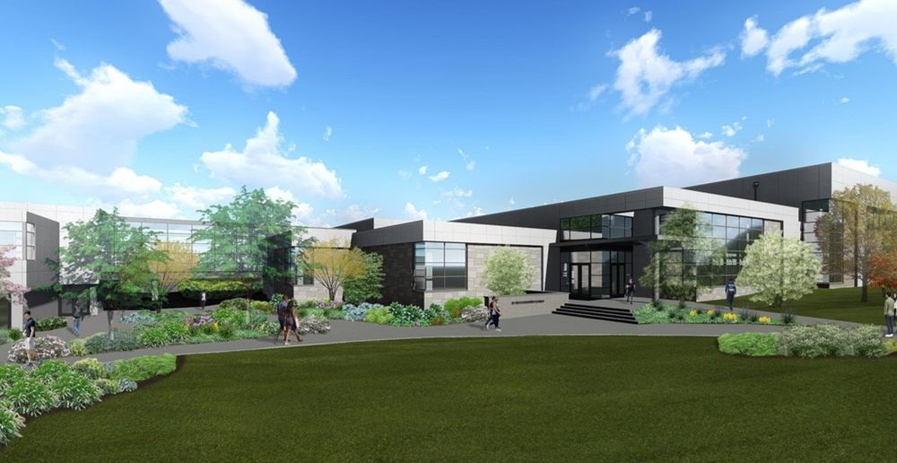 Architect's rendering of proposed Beaver Community Center renovation and expansion