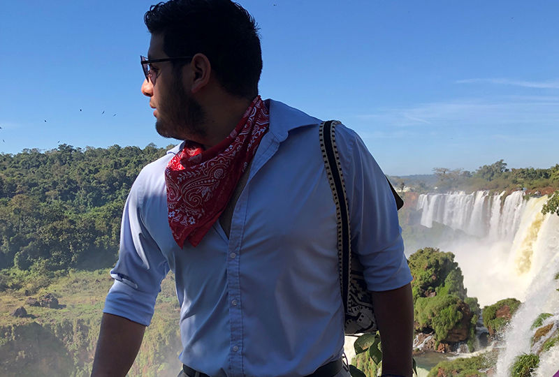 Josh Flores overlooks Argentina Josh Flores overlooks Argentina