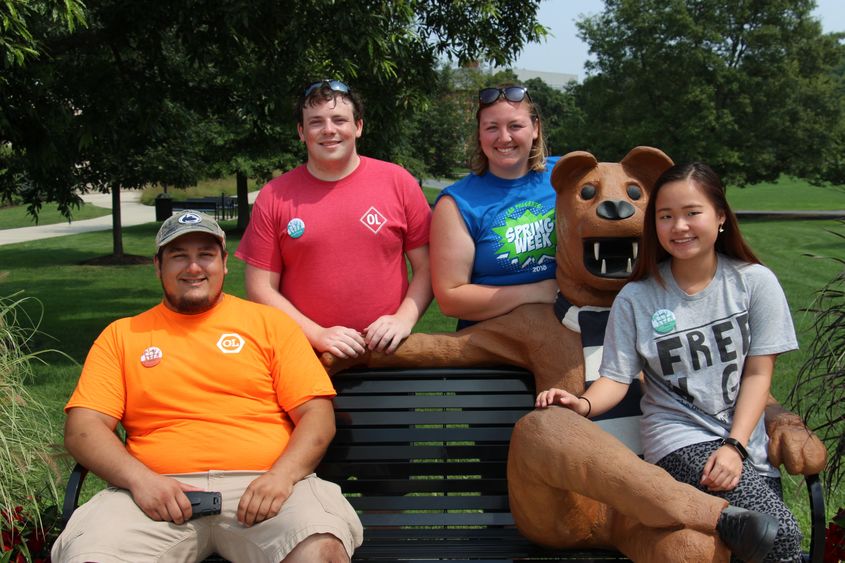 Orientation leaders help incoming students adjust to college life