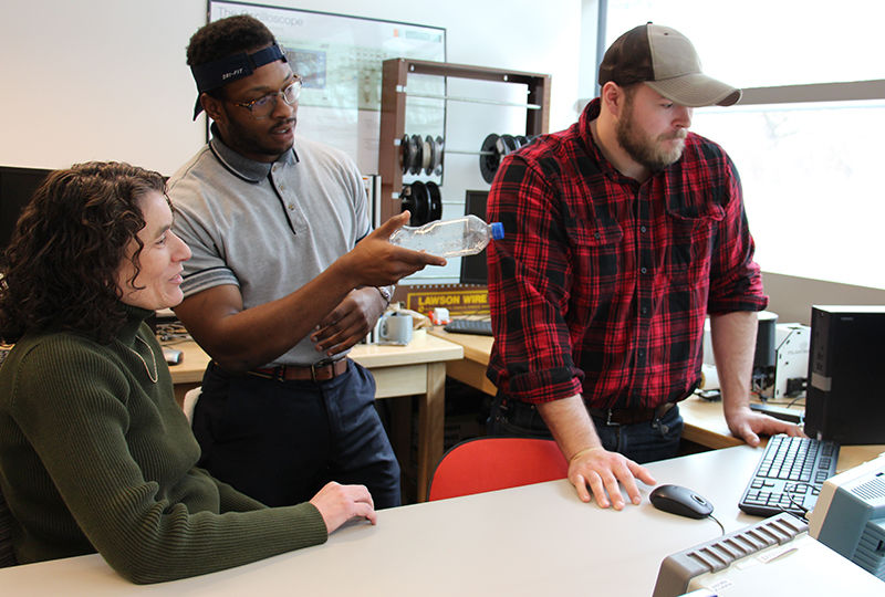 Berks Trimatis team working on their project Berks Trimatis team working on their project