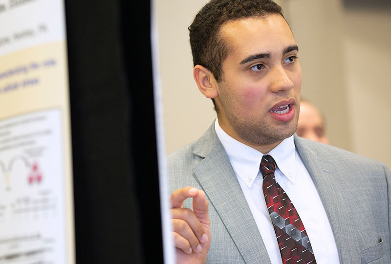Tahj Morales presents his Internship project. Tahj Morales presents his Internship project.