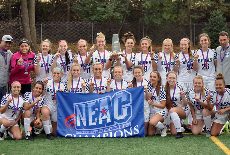 Berks Women's Soccer team NEAC Champs 2019 Berks Women's Soccer team NEAC Champs 2019