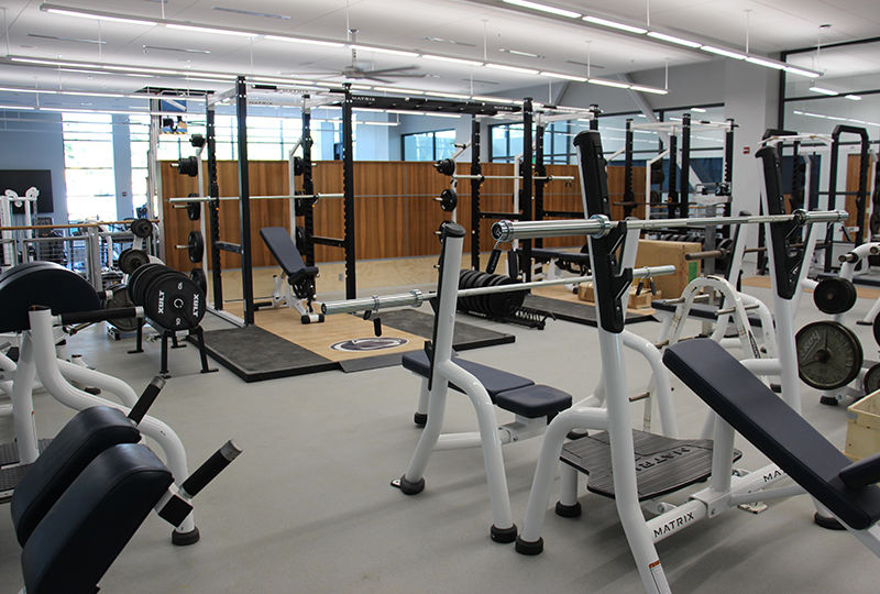 Beaver Athletics and Wellness Center fitness center. Beaver Athletics and Wellness Center fitness center.