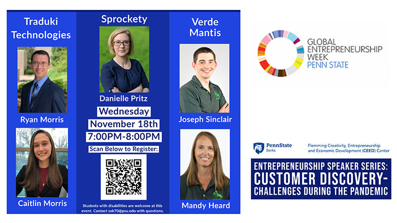 Entrepreneurship Speaker Series panelist. Entrepreneurship Speaker Series panelist.