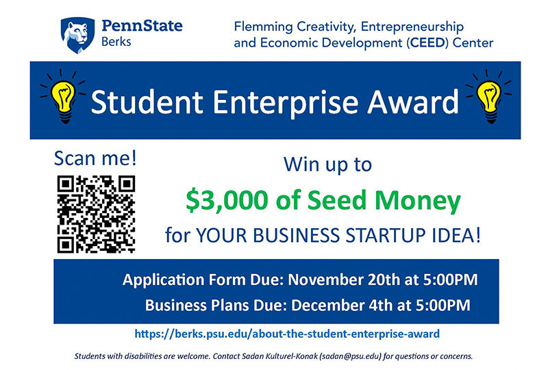 Student Enterprise Award Student Enterprise Award